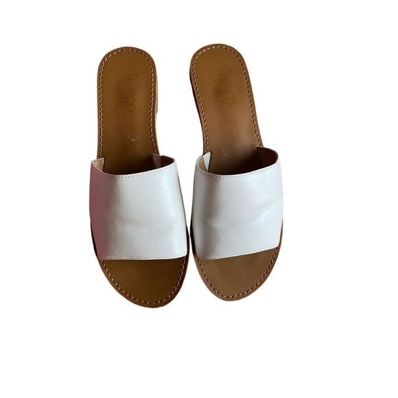 Franco Sarto women’s median white slip on sandals size 8 AM - Picture 2 of 6